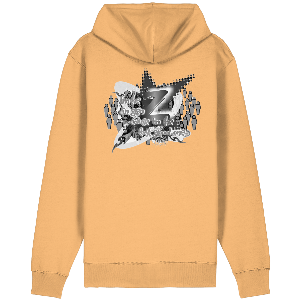 The Rebellion Z BASiC - Felpa con zip organica dal taglio rilassato