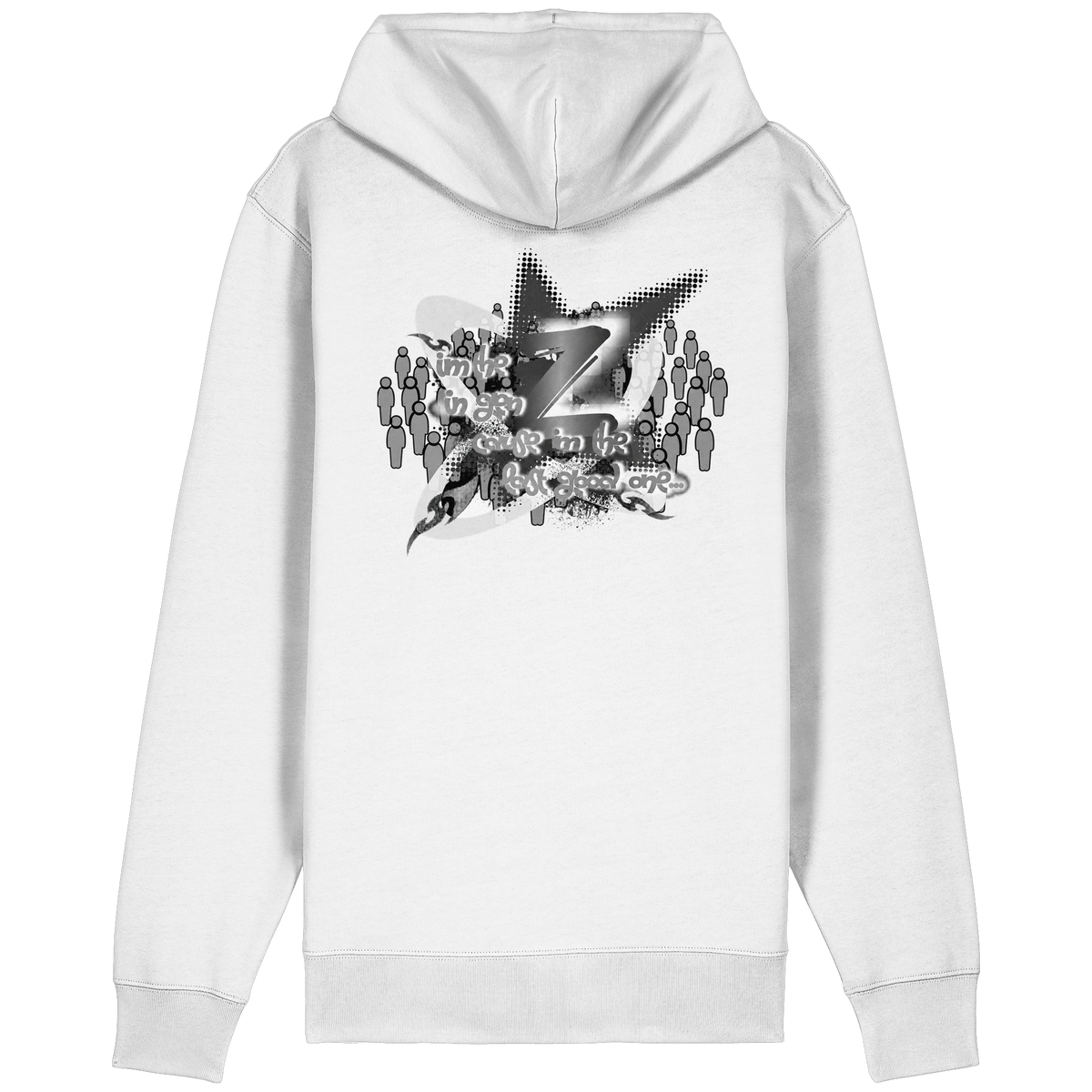 The Rebellion Z BASiC - Felpa con zip organica dal taglio rilassato