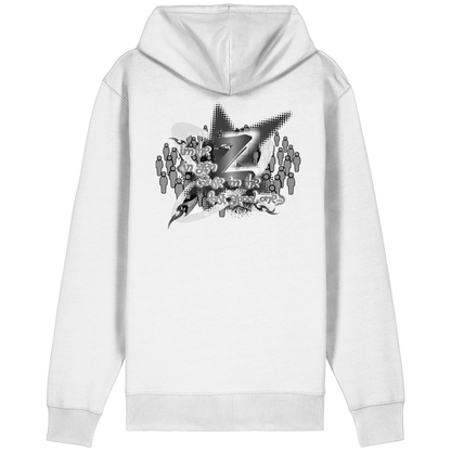 The Rebellion Z BASiC - Felpa con zip organica dal taglio rilassato