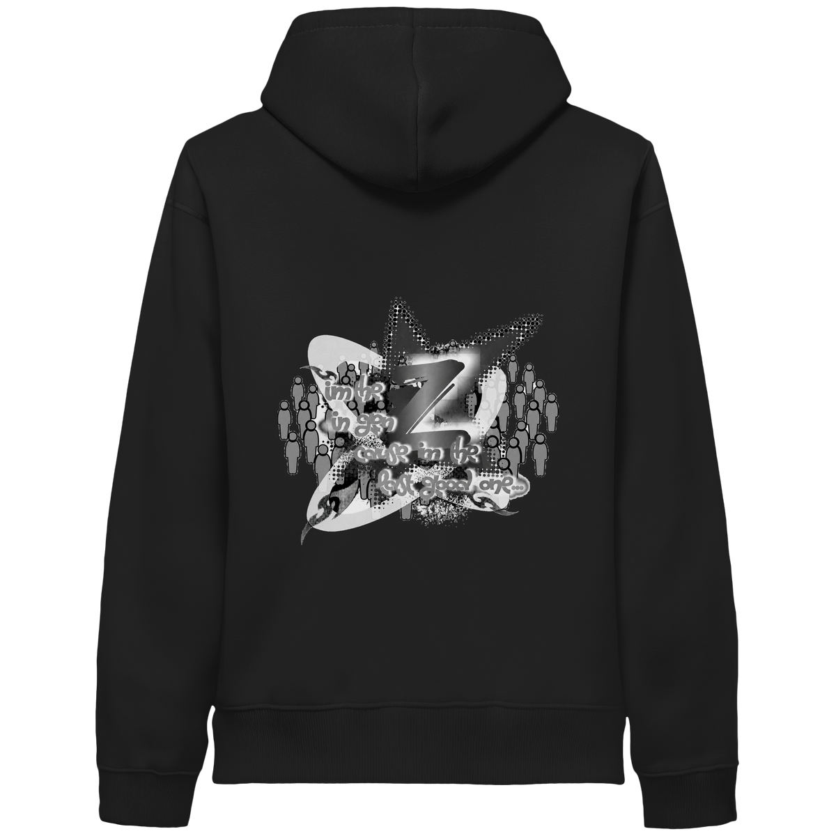 The Rebellion Z BASiCS - Organik Yan Cepli Hoodie