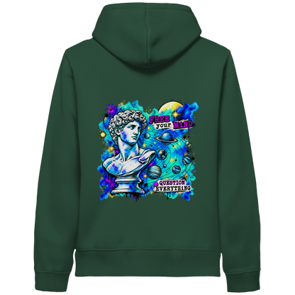 Der Philosoph – Bio-Kapuzenpullover mit seitlichen Eingrifftaschen