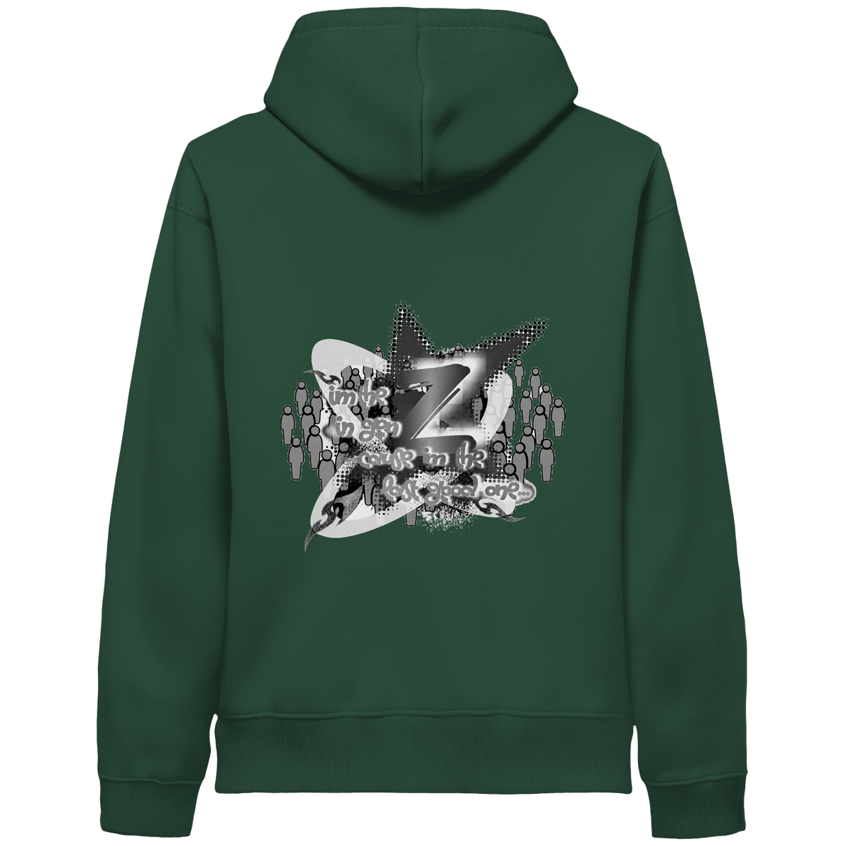 The Rebellion Z BASiCS - Organik Yan Cepli Hoodie