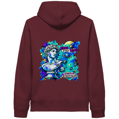 Der Philosoph – Bio-Kapuzenpullover mit seitlichen Eingrifftaschen