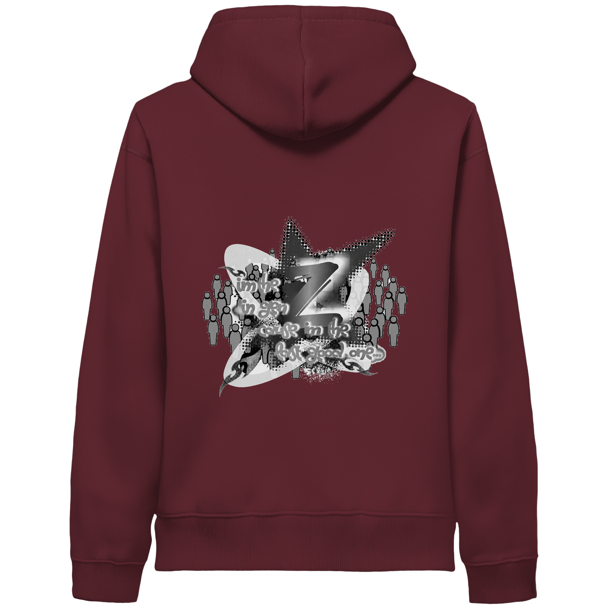 The Rebellion Z BASiCS - Organik Yan Cepli Hoodie