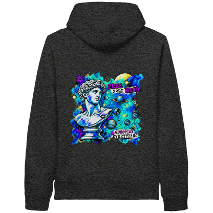 Der Philosoph – Bio-Kapuzenpullover mit seitlichen Eingrifftaschen