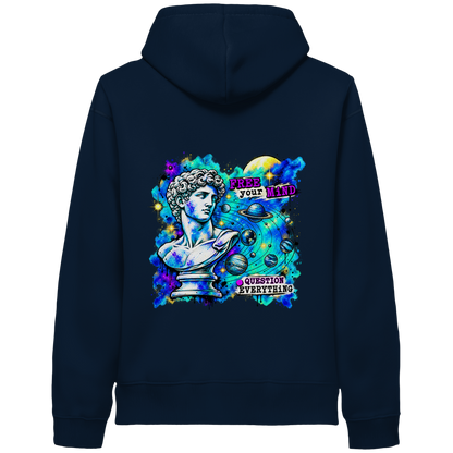 Der Philosoph – Bio-Kapuzenpullover mit seitlichen Eingrifftaschen