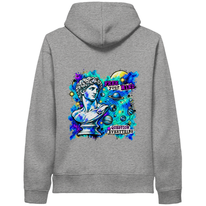 Der Philosoph – Bio-Kapuzenpullover mit seitlichen Eingrifftaschen