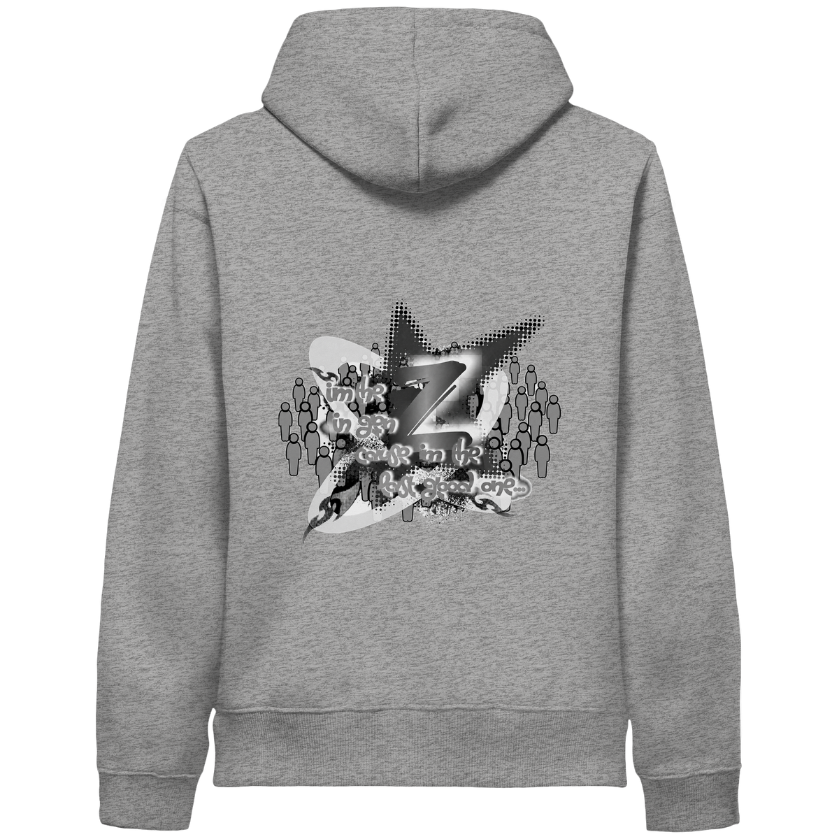 The Rebellion Z BASiCS - Organik Yan Cepli Hoodie