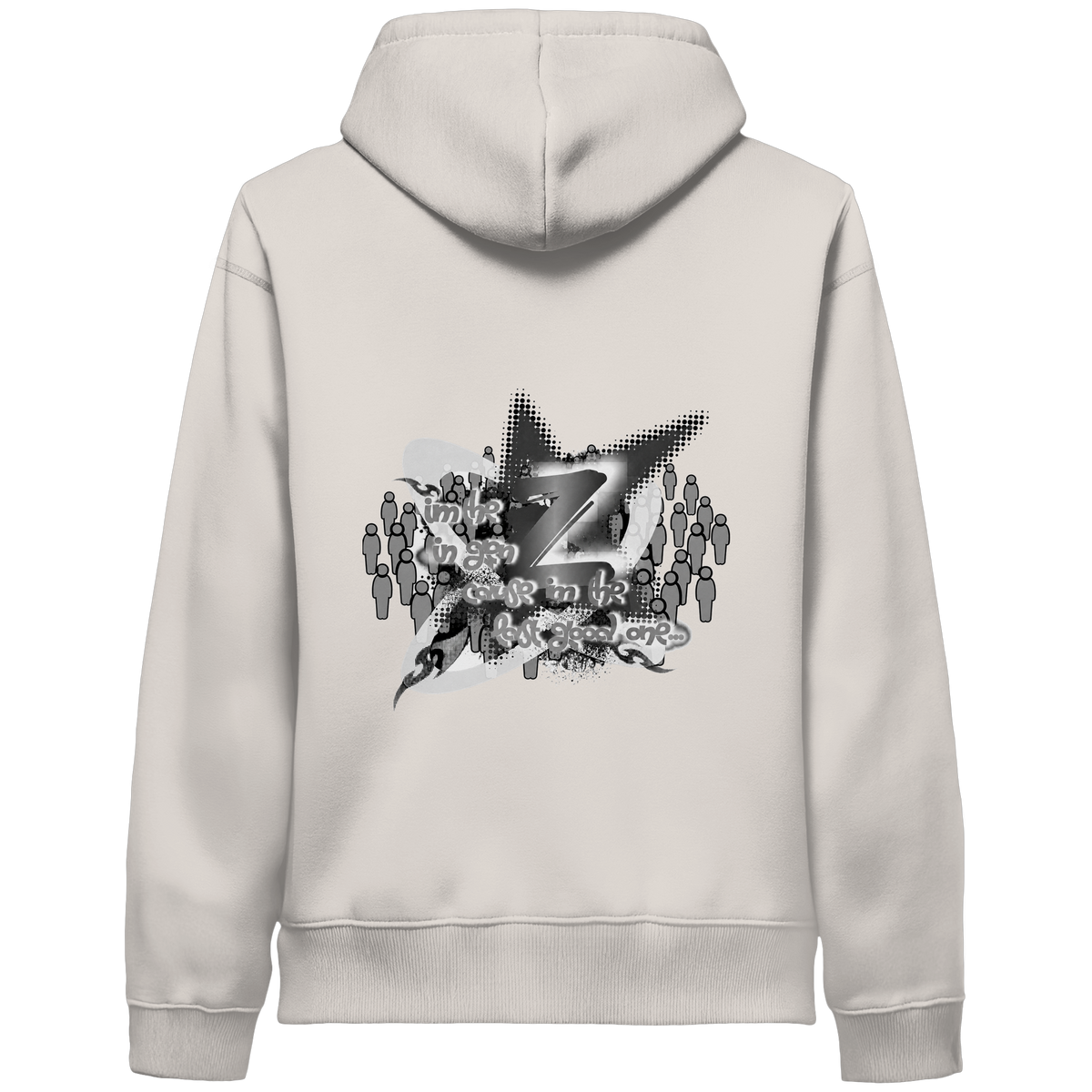 The Rebellion Z BASiCS - Organik Yan Cepli Hoodie