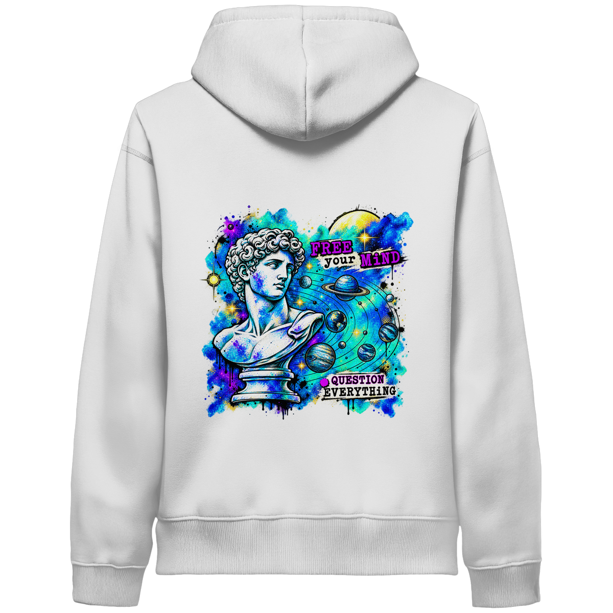 Der Philosoph – Bio-Kapuzenpullover mit seitlichen Eingrifftaschen
