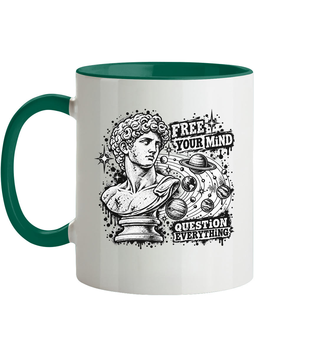 Der Philosoph - Tasse zweifarbig