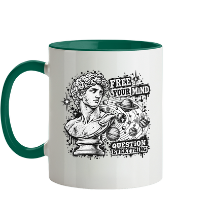 Der Philosoph - Tasse zweifarbig