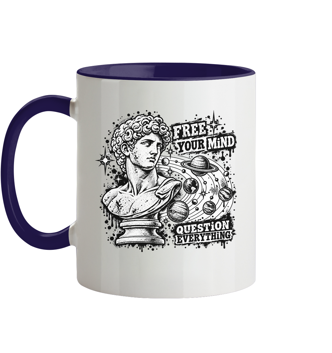 Der Philosoph - Tasse zweifarbig