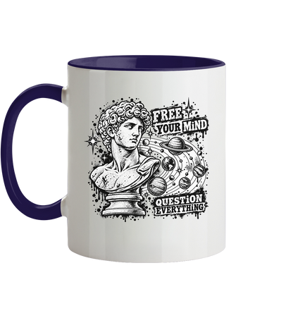 Der Philosoph - Tasse zweifarbig