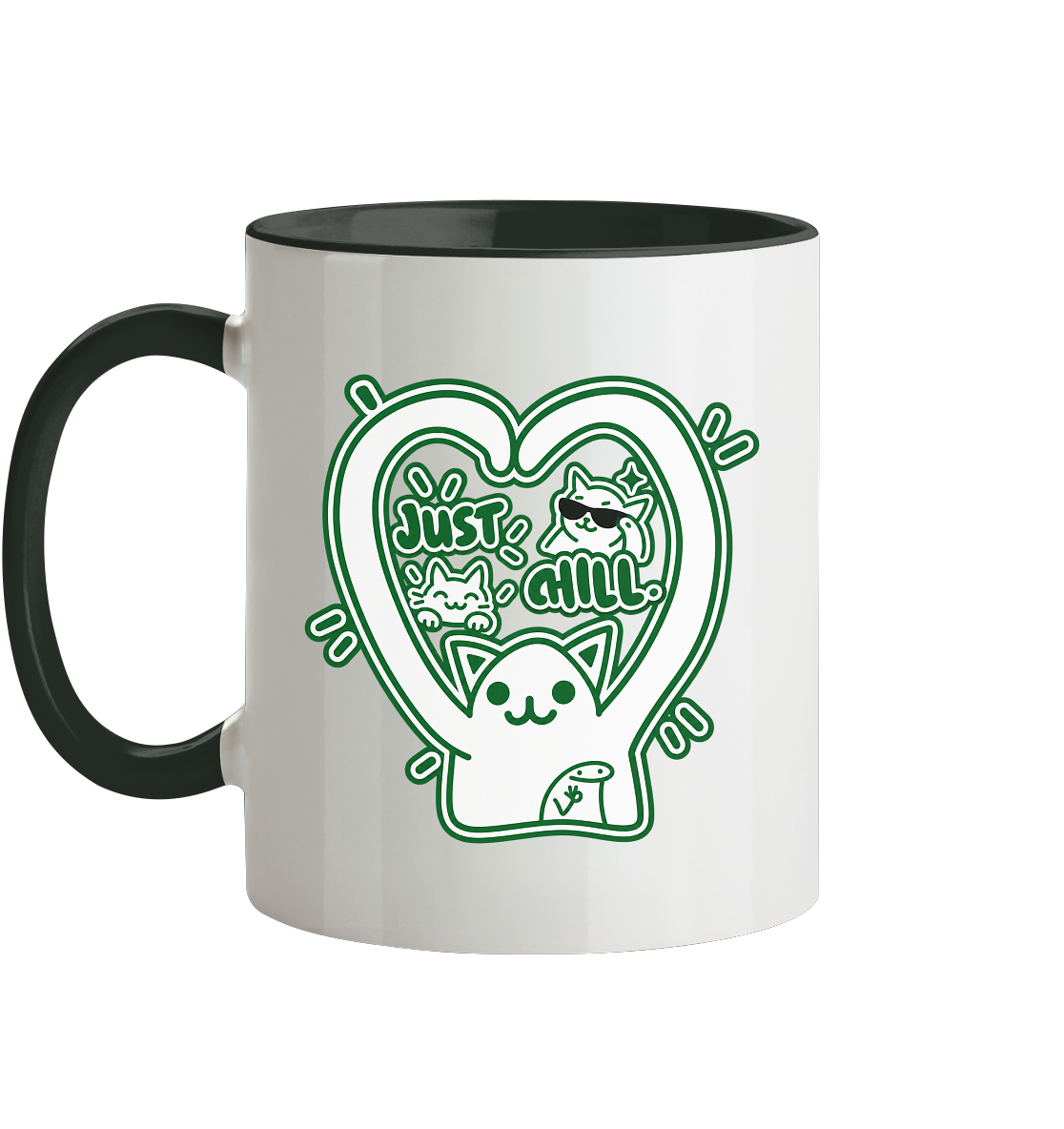 low CORTiSOL - Tasse zweifarbig
