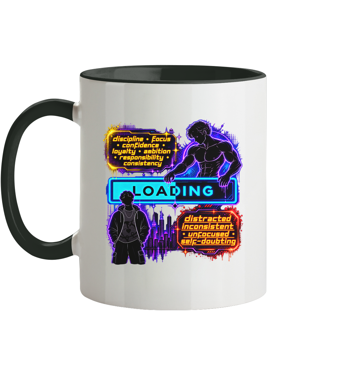 LOADiNG - Tasse zweifarbig