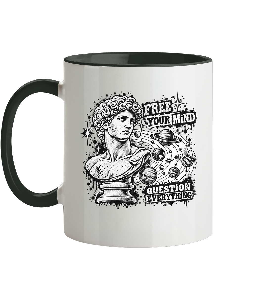 Der Philosoph - Tasse zweifarbig