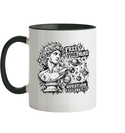 Der Philosoph - Tasse zweifarbig