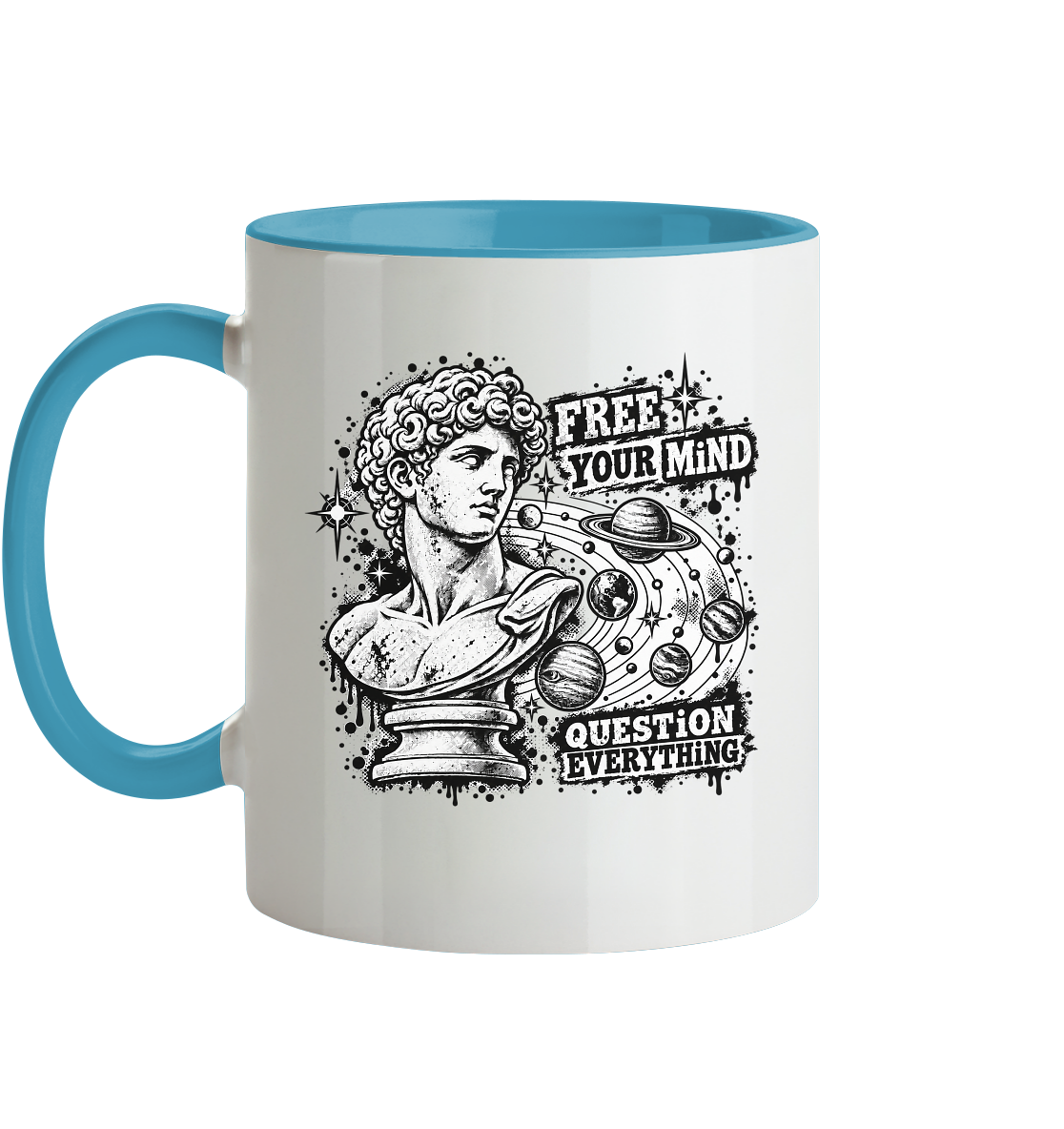 Der Philosoph - Tasse zweifarbig
