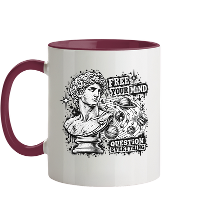 Der Philosoph - Tasse zweifarbig