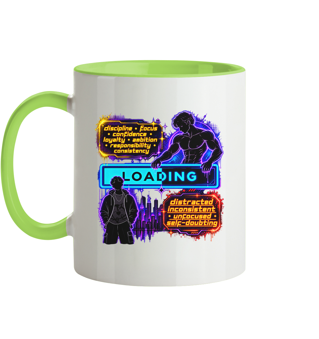 LOADiNG - Tasse zweifarbig