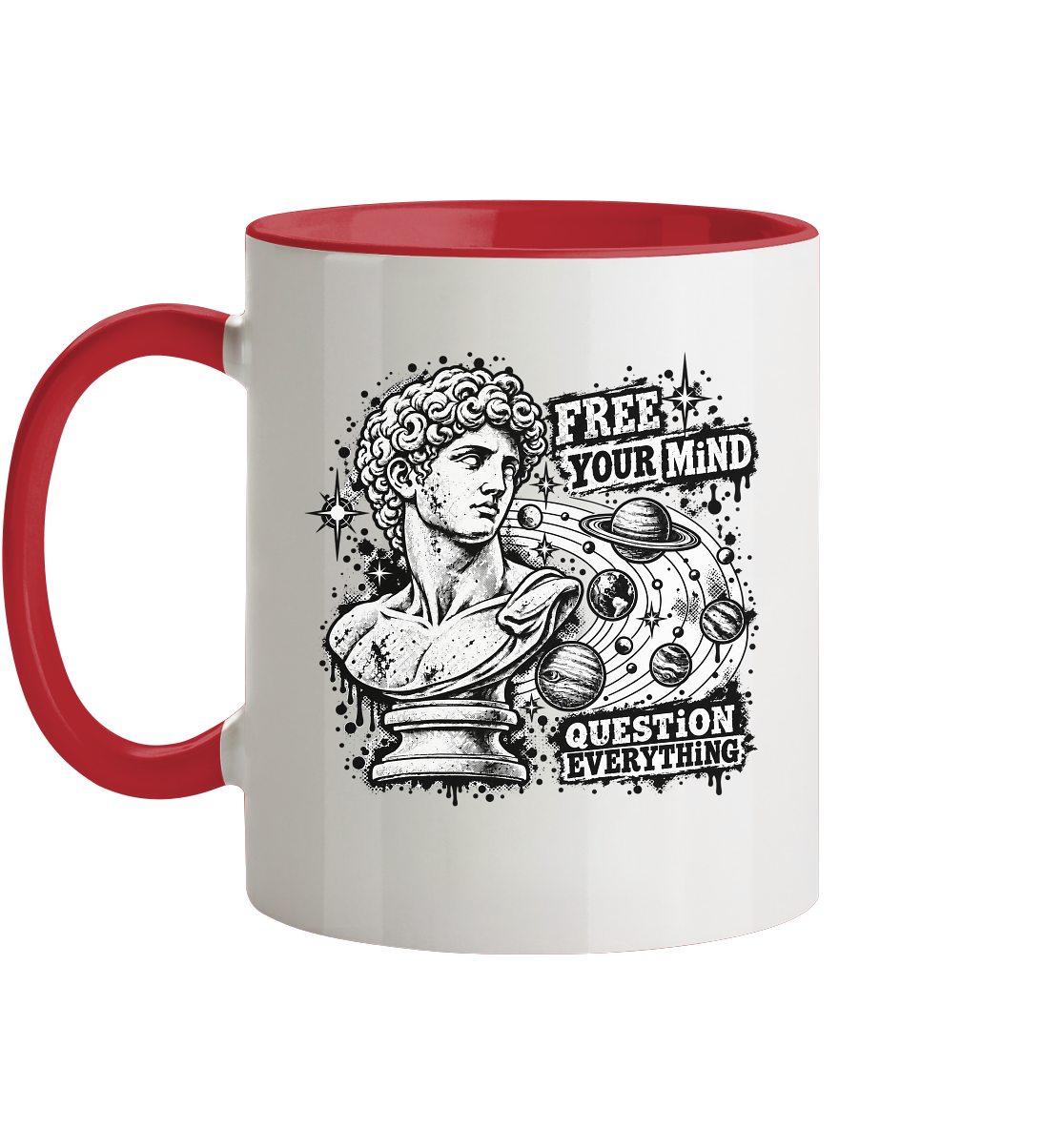 Der Philosoph - Tasse zweifarbig