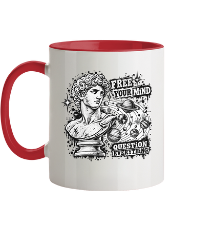 Der Philosoph - Tasse zweifarbig