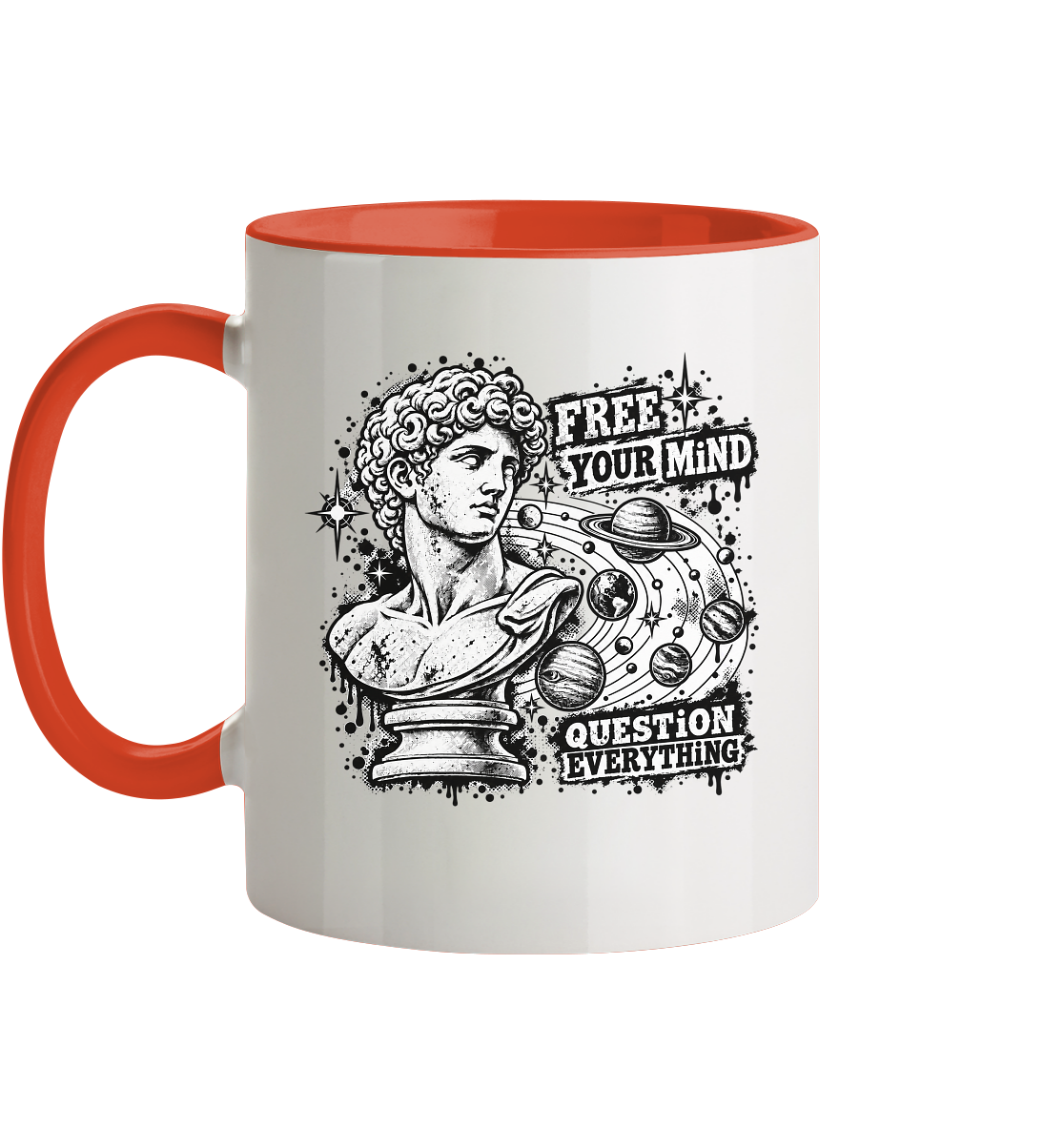Der Philosoph - Tasse zweifarbig