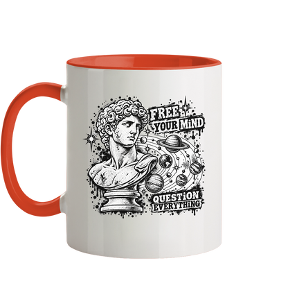 Der Philosoph - Tasse zweifarbig