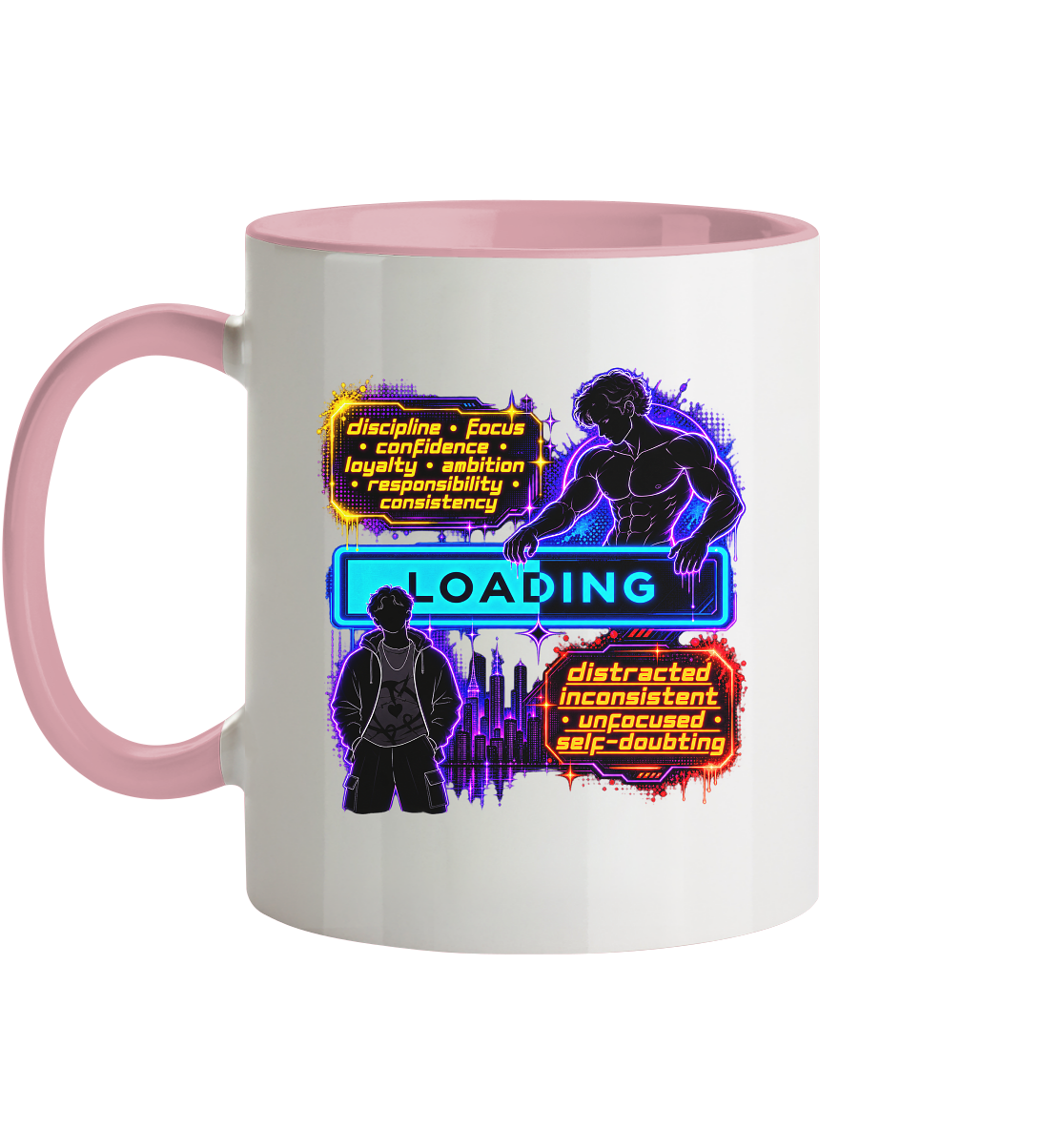 LOADiNG - Tasse zweifarbig