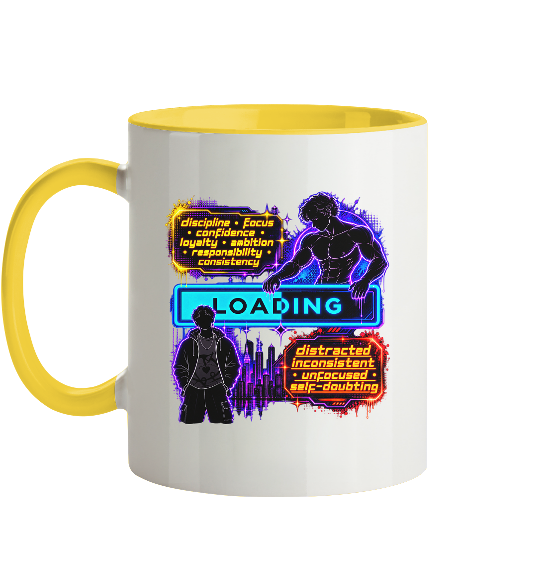 LOADiNG - Tasse zweifarbig