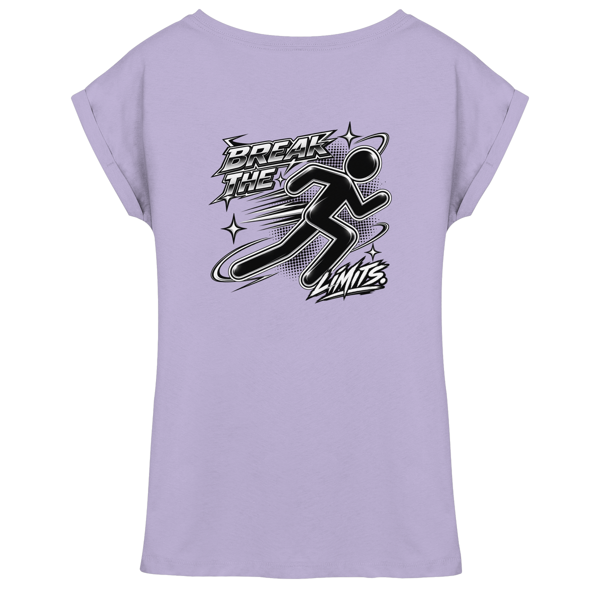 The JoGGer BASiCS - Damen T-Shirt mit überschnittenen Schultern