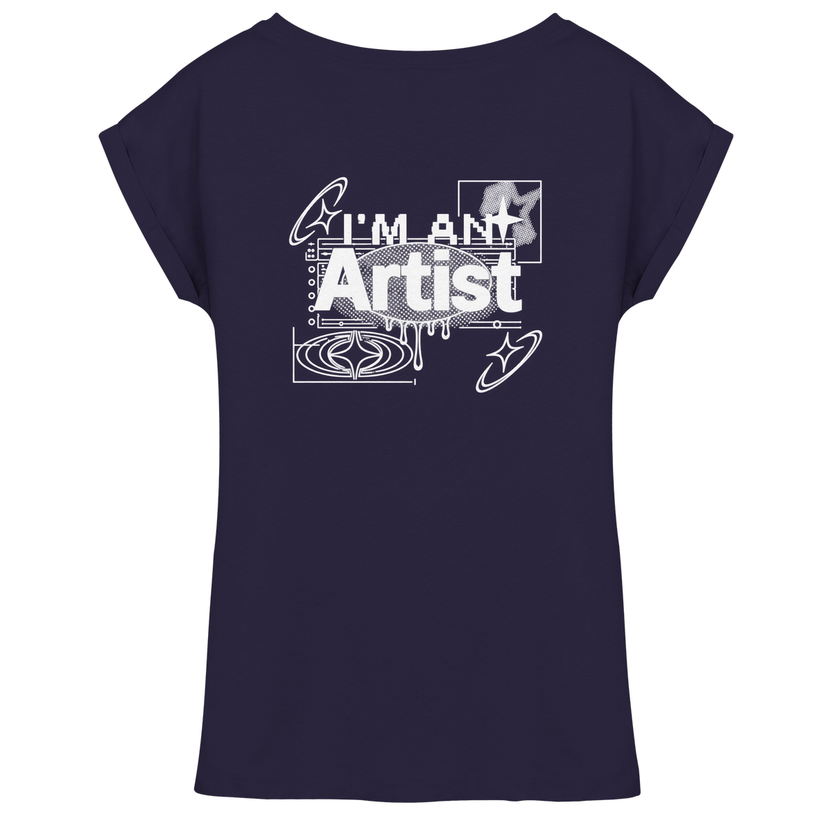 The Artist BASiCS - Womens Extended Shoulder T-Shirt