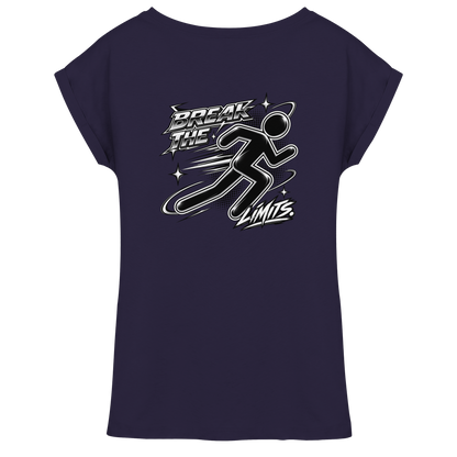 The JoGGer BASiCS - Damen T-Shirt mit überschnittenen Schultern