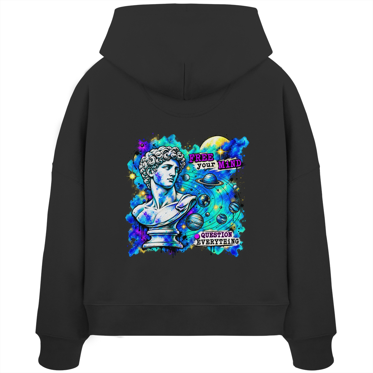 The Philosopher - Womens Organic Boxcut Hoodie