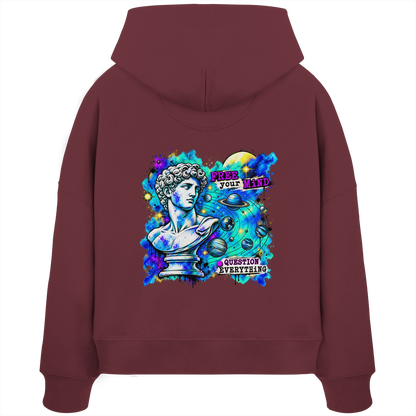 The Philosopher - Womens Organic Boxcut Hoodie