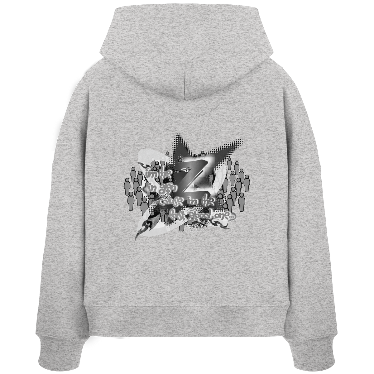 The Rebellion Z BASiC - Damen Bio-Boxcut-Hoodie