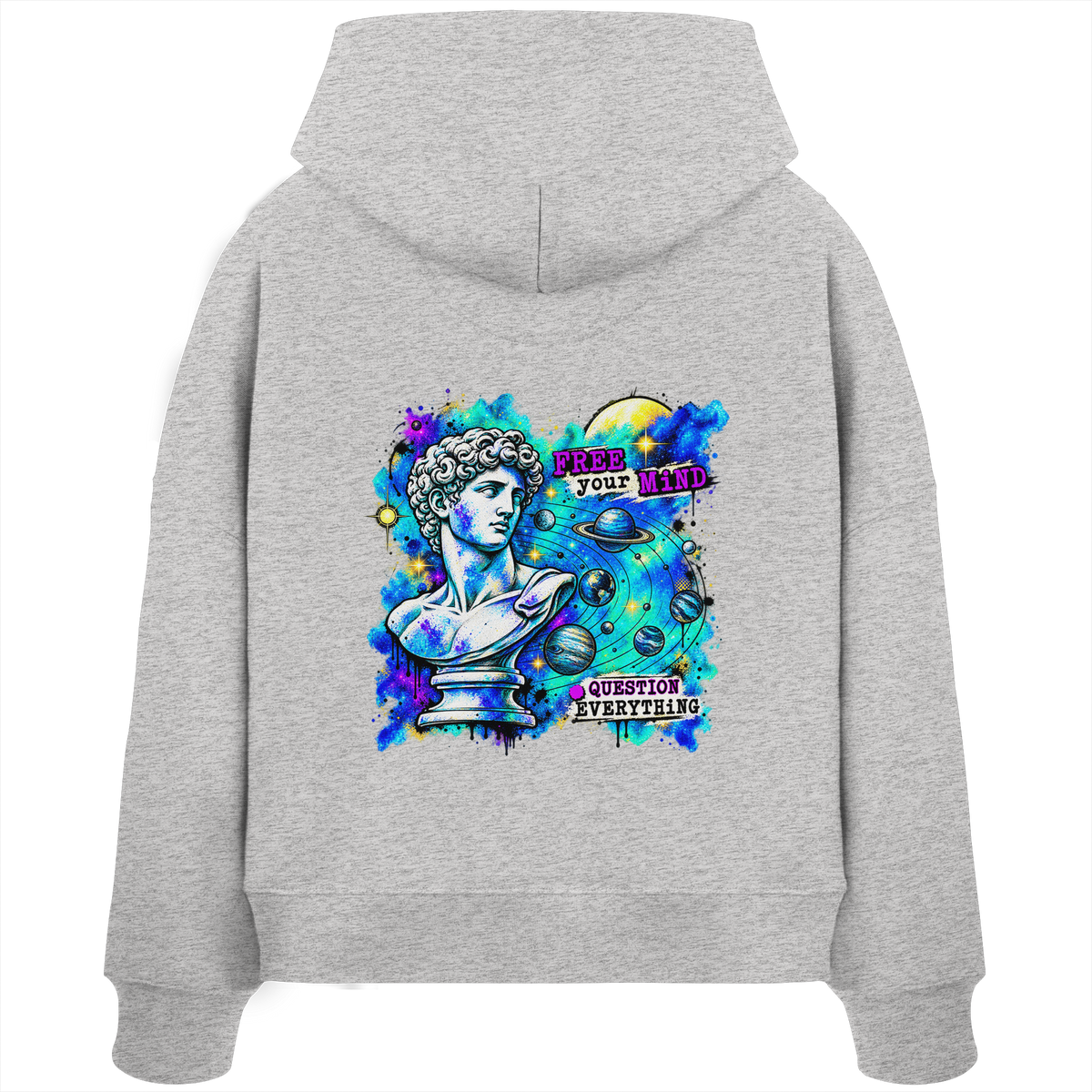 The Philosopher - Womens Organic Boxcut Hoodie