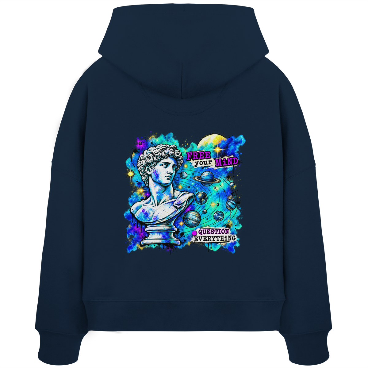 The Philosopher - Womens Organic Boxcut Hoodie