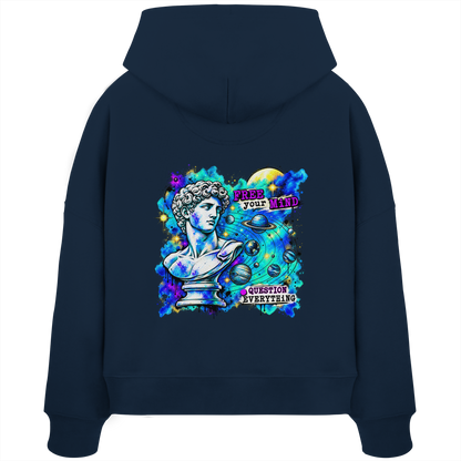 The Philosopher - Womens Organic Boxcut Hoodie
