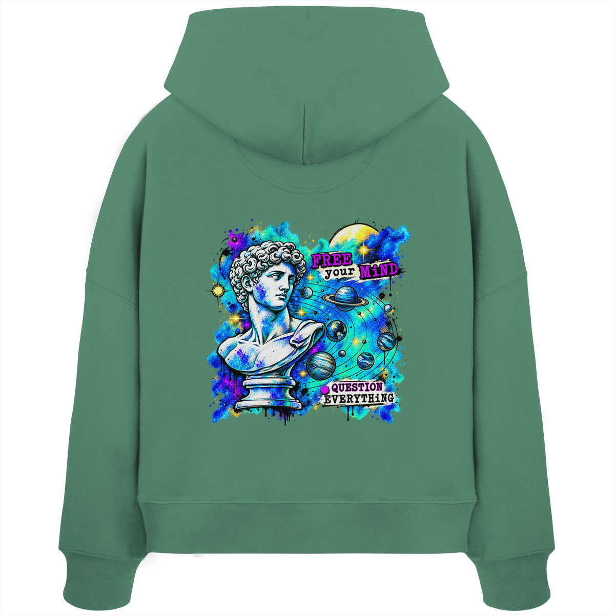 The Philosopher - Womens Organic Boxcut Hoodie