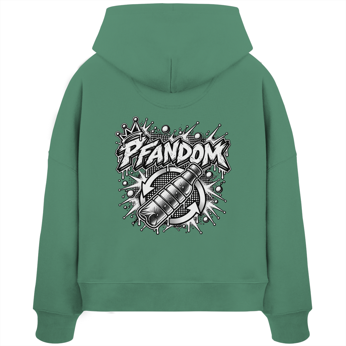 PFANDOM BASiCS  - Womens Organic Boxcut Hoodie