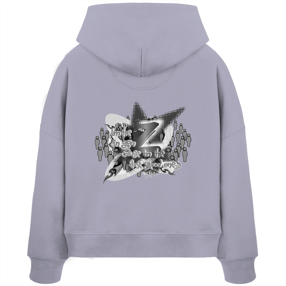 The Rebellion Z BASiC - Damen Bio-Boxcut-Hoodie