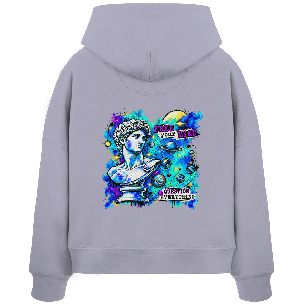 The Philosopher - Womens Organic Boxcut Hoodie