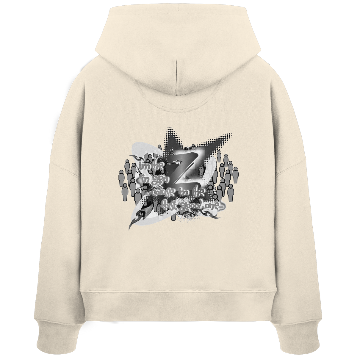 The Rebellion Z BASiC - Damen Bio-Boxcut-Hoodie