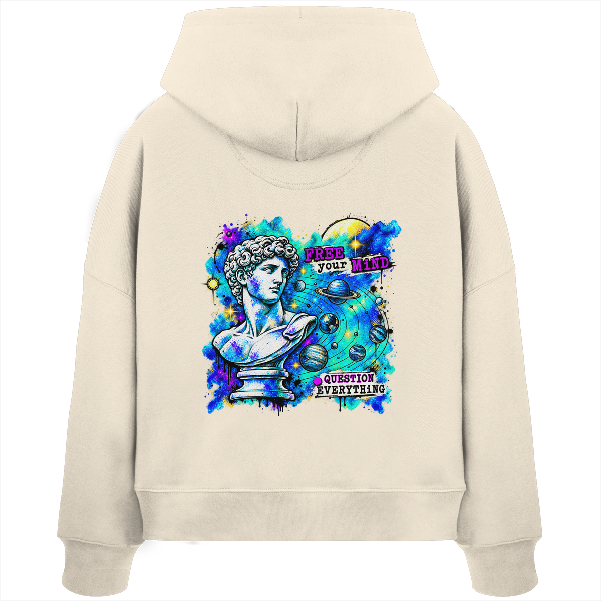 The Philosopher - Womens Organic Boxcut Hoodie