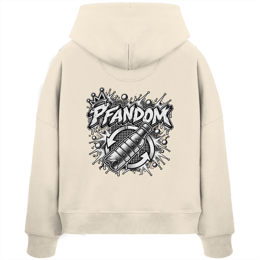 PFANDOM BASiCS  - Womens Organic Boxcut Hoodie
