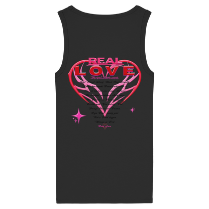 The Real Love - Womens Organic Fitted Tank Top