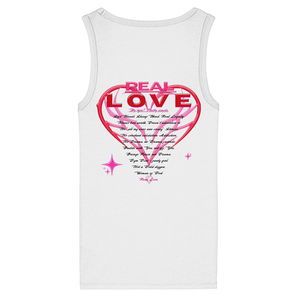 The Real Love - Womens Organic Fitted Tank Top