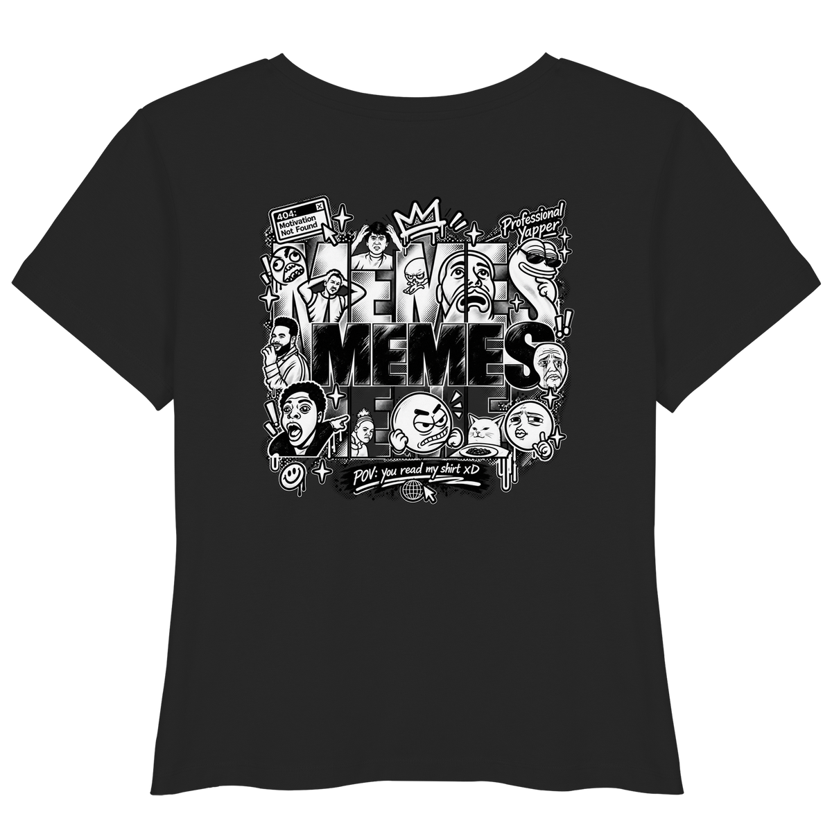 The MEME - T-Shirt leggera da donna in cotone biologico